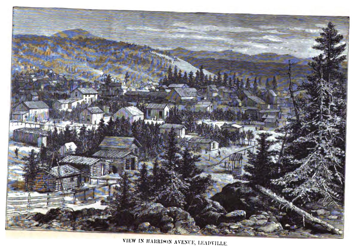 Harrison Avenue, Leadville, Colorado, circa 1880
